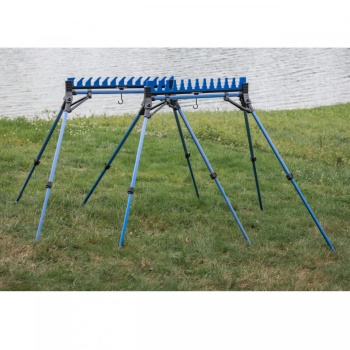 SUPORT LANSETE GARBOLINO KIT SILVER BASE 12POZITII 4 PICIOARE XXL 70-100CM - Img 4