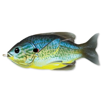 SWIMBAIT LIVE TARGET HOLLOW BODY SUNFISH WALKING BAIT 9CM/18G FLOATING BLUE/YELLOW PUMP