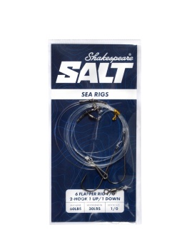 TAPARINA / MONTURA SHAKESPEARE 6 FLAPPER RIG NR.1/0 2-HOOK 1 UP/1 DOWN