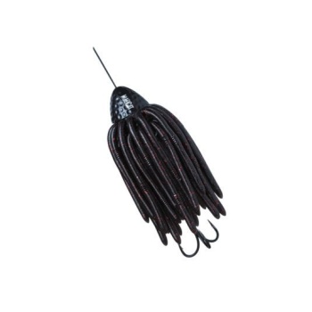 TEASER MADCAT WORM A-STATIC 150G BLACK WORMS