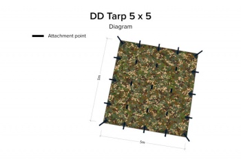 TENDA 5 X 5M PRELATA CAMO DDHAMMOCKS - Img 2