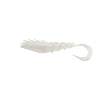 TWISTER BERKLEY GULP NEMESIS PRAWN CURL TAIL 10CM NUCLEAR CHICKEN 4BUC - Img 2
