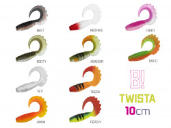 TWISTER DELPHIN TWISTA UVS / 5BUC 10CM / BOOTY