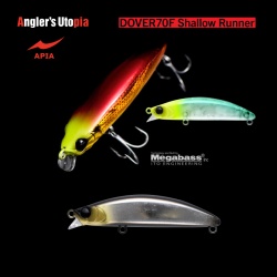 VOBLER APIA DOVER 70F SHALLOW RUNNER 70MM 8.5GR 13 BLACK SILVER