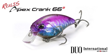 VOBLER DUO REALIS APEX CRANK 66 SQUARED 6.6CM 17.7GR CCC3069 RED TIGER - Img 2