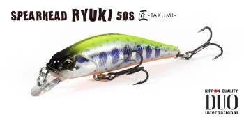 VOBLER DUO SPEARHEAD RYUKI 50S TAKUMI 5CM 4GR MCC4026 METAL RED GOLD - Img 2