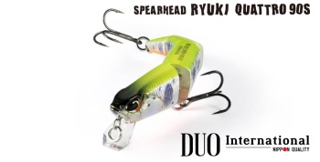 VOBLER DUO SPEARHEAD RYUKI QUATTRO 90S 9CM 14GR CDA4019 PINK YAMAME - Img 2