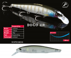 VOBLER HERAKLES DOGO 110SP 11cm 19gr Ghost Ayu
