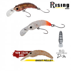 VOBLER HERAKLES MOTH SK SINKING 3.7cm 2.4gr Ghost Pellet