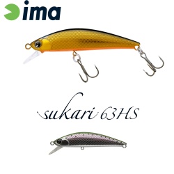 VOBLER IMA SUKARI 63HS 63MM 8GR 017 RAINBOW TROUT