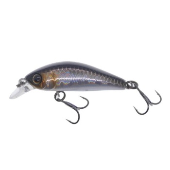 VOBLER JACKALL CHUBBY MINNOW 35 3.5CM / 2.5G HL SILVER & BLACK - Img 2