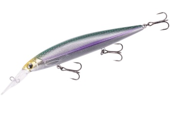 VOBLER MAJOR CRAFT CEANA JERKBAIT 110SPM MIDDLE 11cm 17gr #001 Blue Back Silver