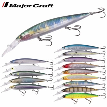 VOBLER MAJOR CRAFT CEANA JERKBAIT 110SPS SHALLOW 11cm 16gr #008 Mat Tiger - Img 3