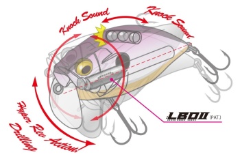 VOBLER MEGABASS O.R.C OVER REV CRANK 70mm 17.5gr IL CHAMPAGNE GOLD - Img 4