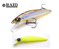 VOBLER RAID LEVEL MINNOW QUIK72 72MM 5.2GR 002 LEMON POWER