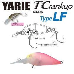 VOBLER YARIE JESPA 675 T-CRANKUP TYPE LF 3.5MM 2.6GR CULOARE C4 STUBAKIHIME
