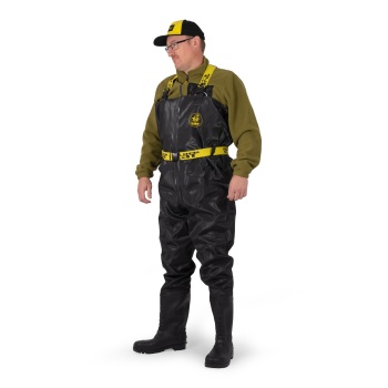 WADERS BLACK CAT BOOTED WADERS UK 8/EU 42