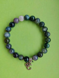 Bratara agat VERDE