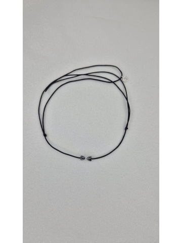 Colier Choker Handmade Argint Hematit