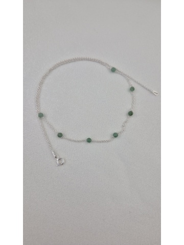 Colier Handmade Argint Smarald