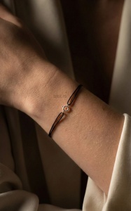 Alet - Bratara Handmade din Argint 925 si Hematit Natural, Stil Casual-Chic