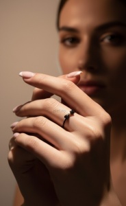 Alet - Inel Handmade Reglabil din Argint 925 si Hematit Natural Inima
