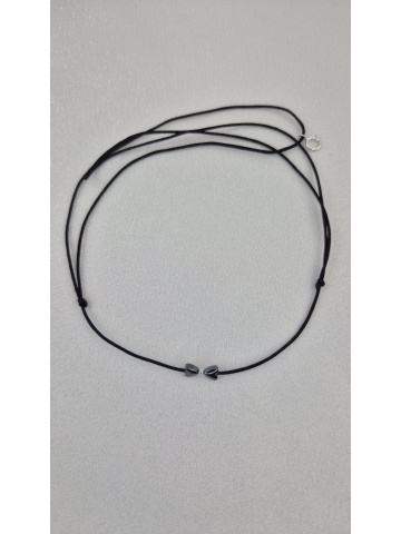 Colier Choker Handmade Argint Hematit