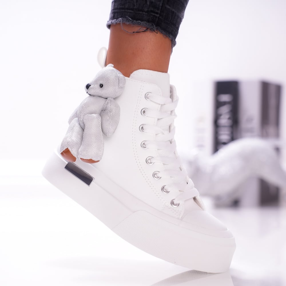 Bascheti Dama Bear - LA283P White - 1 | YEO