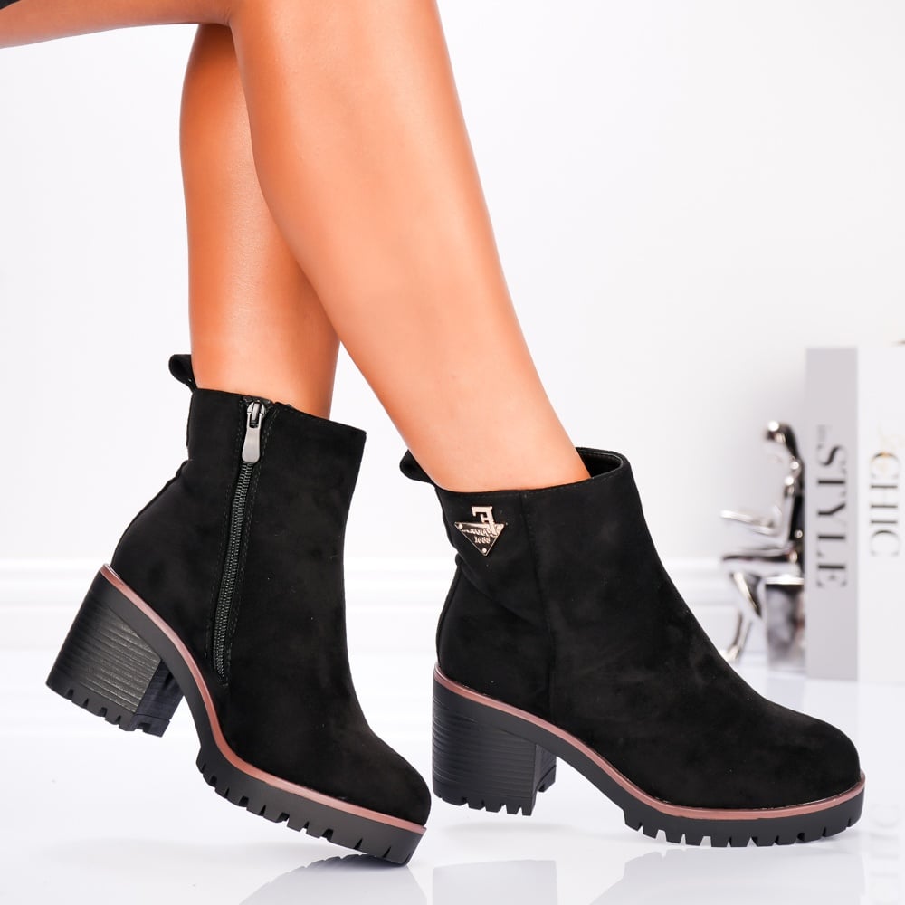 Botine Dama - SH1387 Black - 3 | YEO