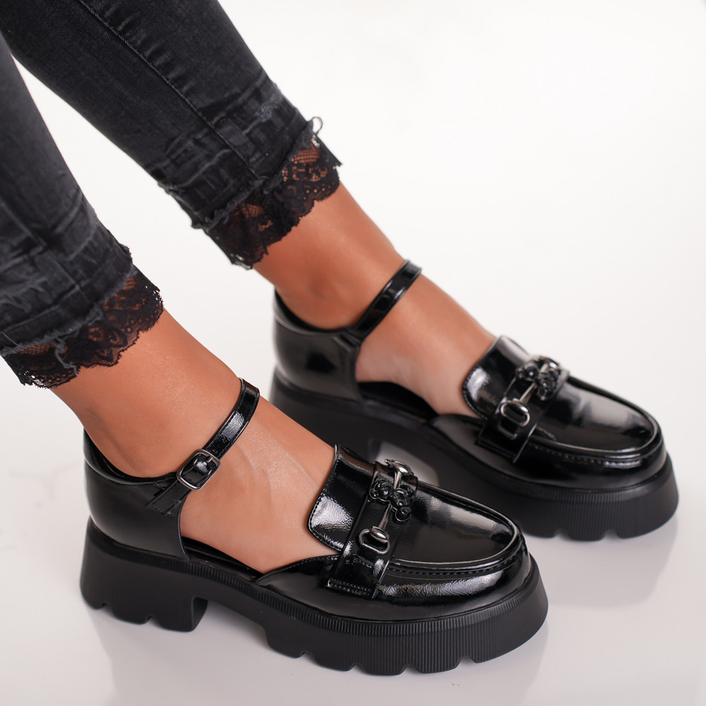 Pantofi Casual Teo - 3KMD19 Black 02 - 3 | YEO