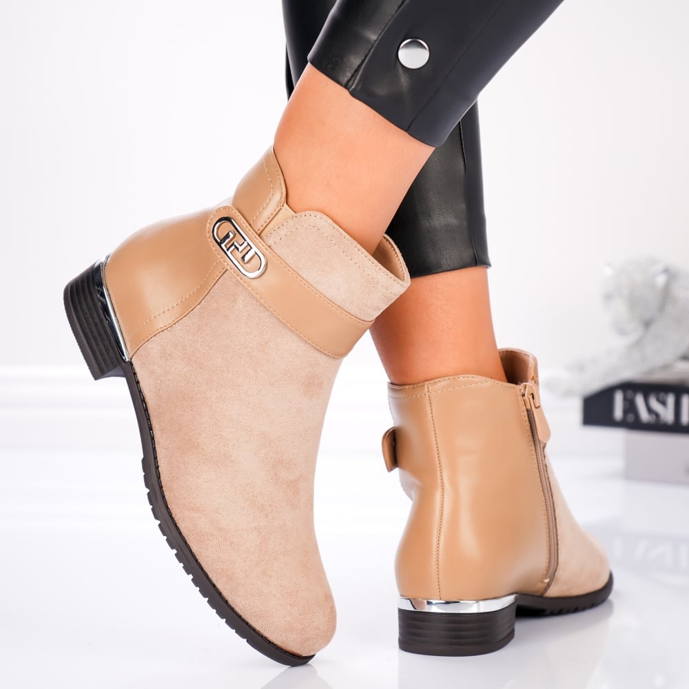 Botine Dama - 3AH25 Beige