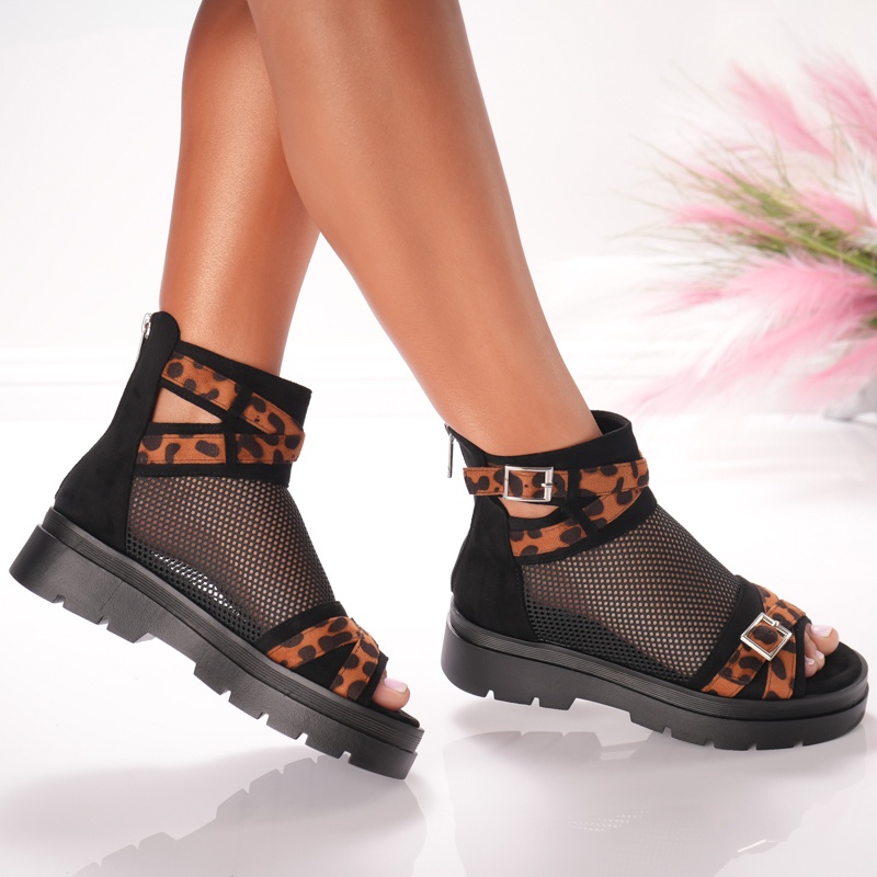 Ghete Dama Summer - 5HXS5 Leopard - 1 | YEO