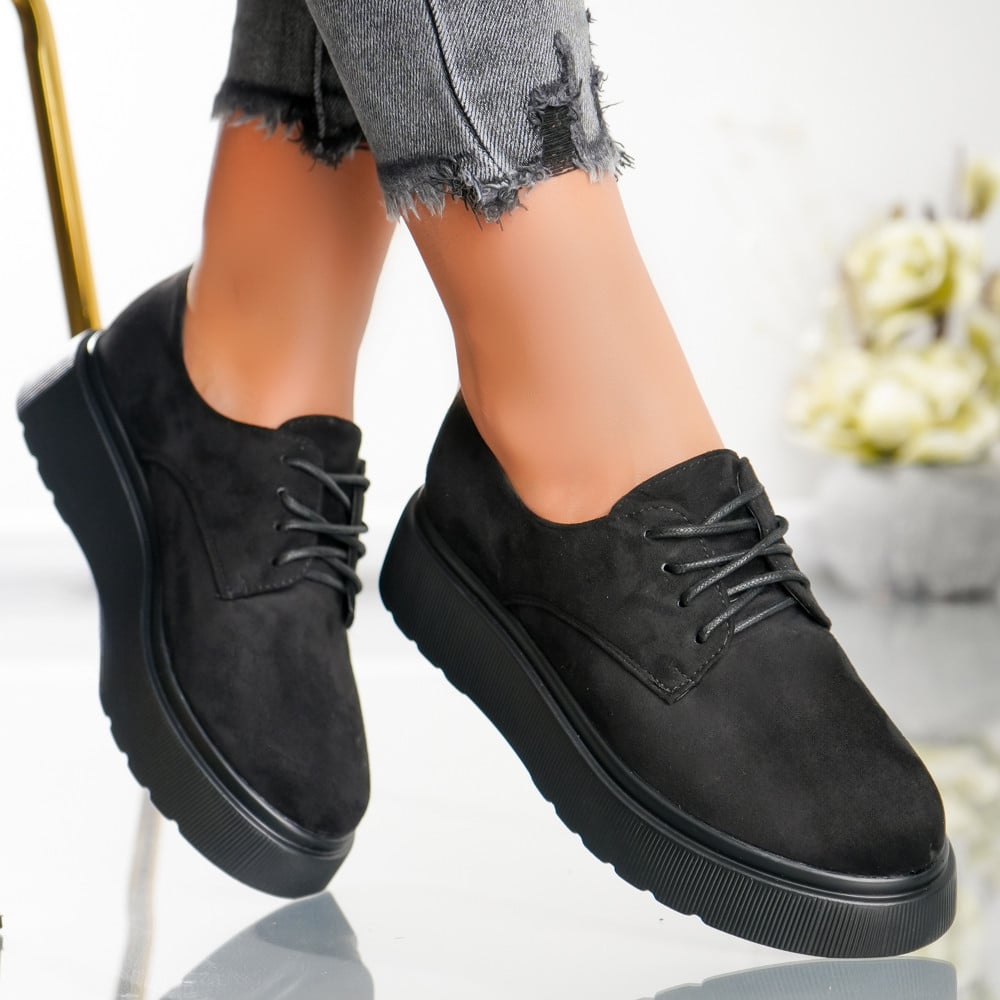 Pantofi Casual Ella - T-280A Black