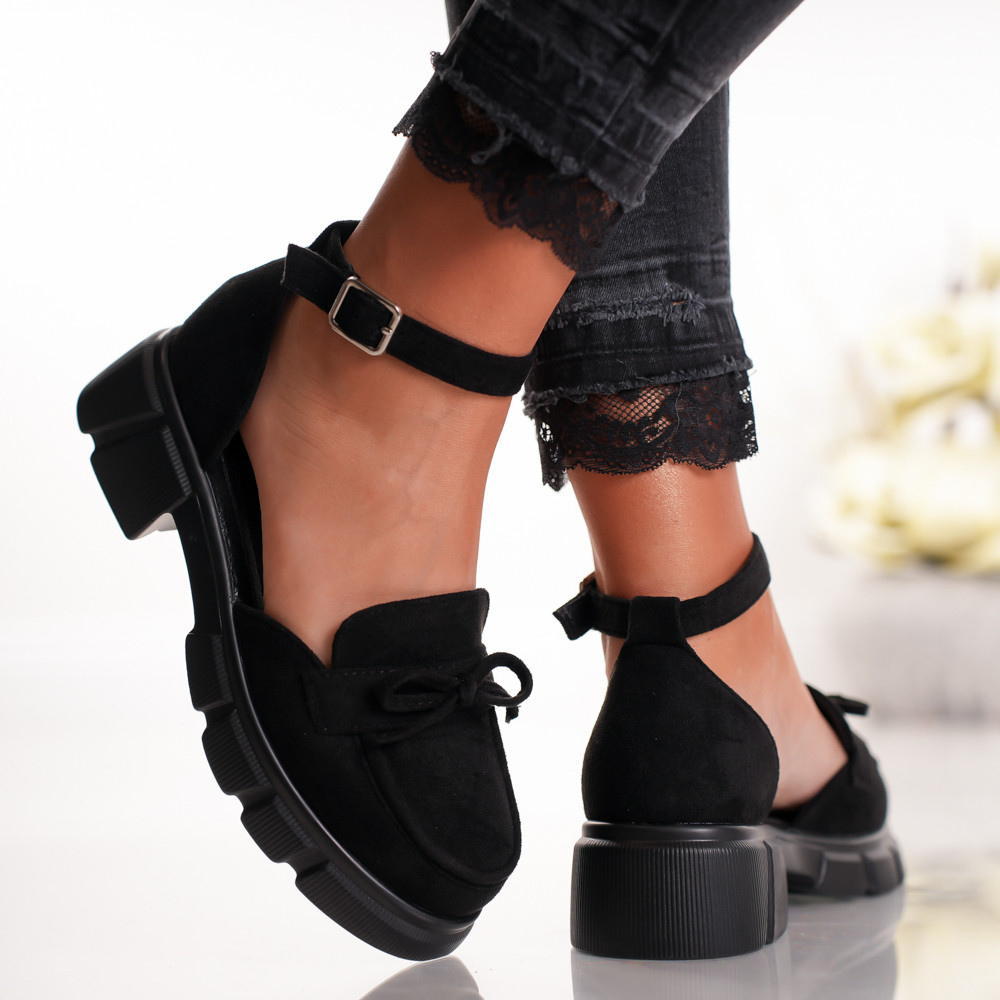 Pantofi Casual Mara - 3H12 Black 01 - 2 | YEO