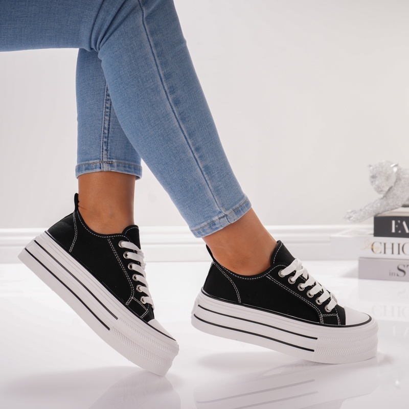 Tenisi Dama Summer - MZ-2311 Black - 1 | YEO