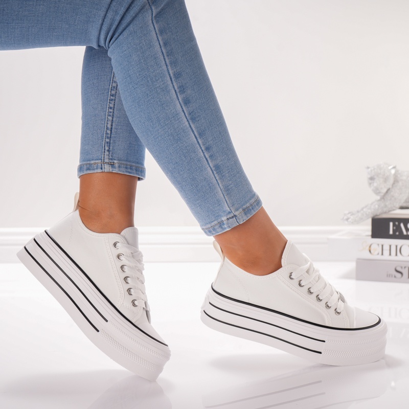 Tenisi Dama Summer - MZ-2311 White - 2 | YEO