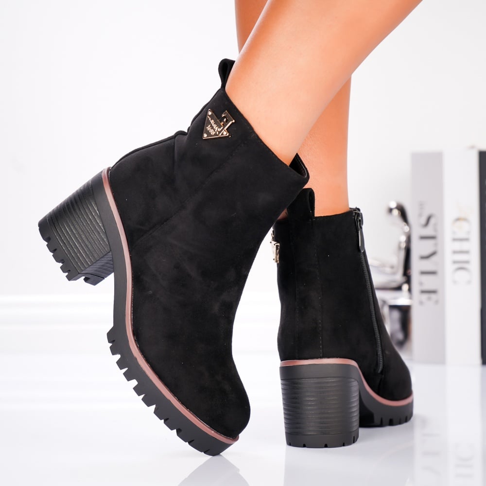 Botine Dama - SH1387 Black