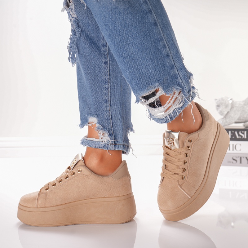 Pantofi Casual CC - H30 Beige - 3 | YEO