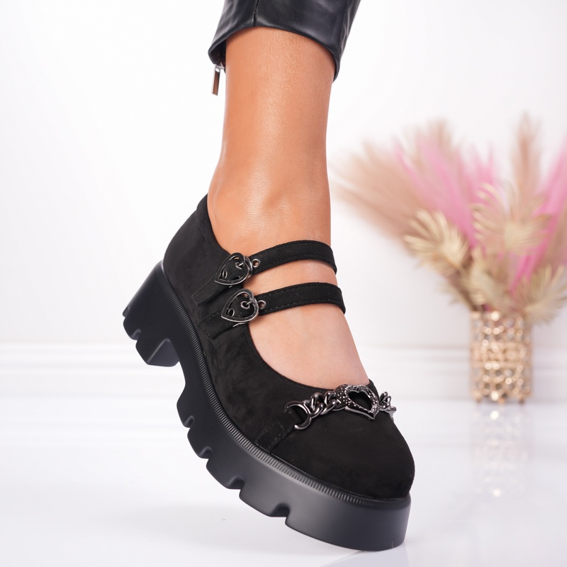 Pantofi Casual Doll - X25-1722B Black - 1 | YEO