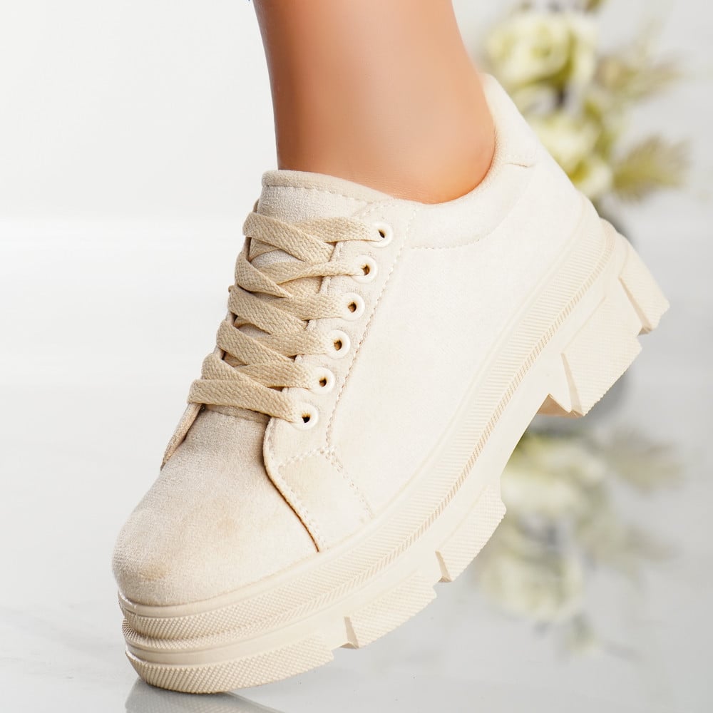 Pantofi Casual Julia - 4161 Apricot - 1 | YEO