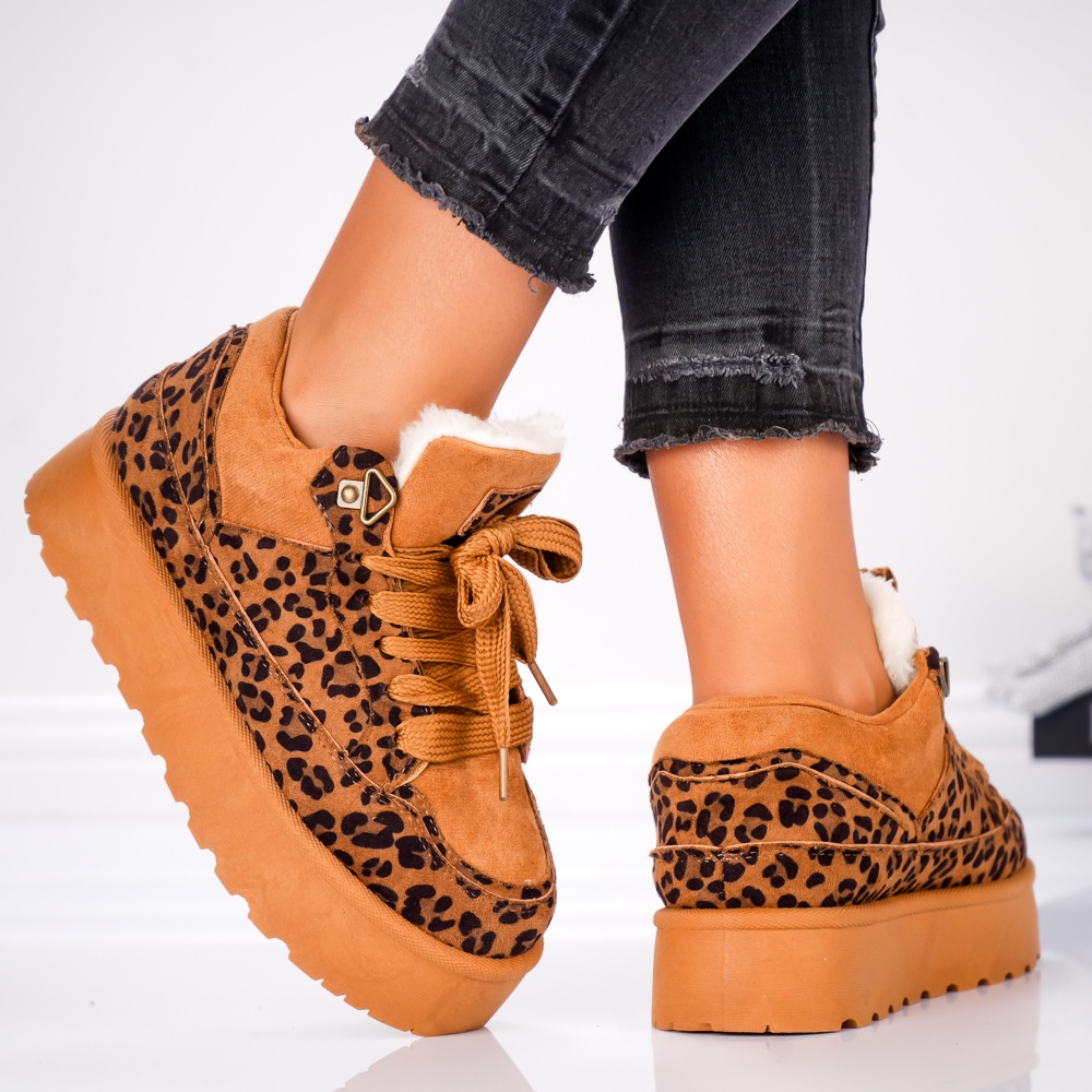 Pantofi Casual UG - 3AXJ1 Leopard - 2 | YEO