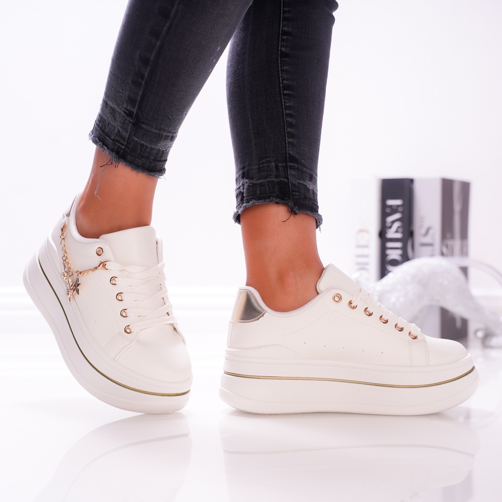 Pantofi Sport Luna - B2031 Beige Gold - 3 | YEO