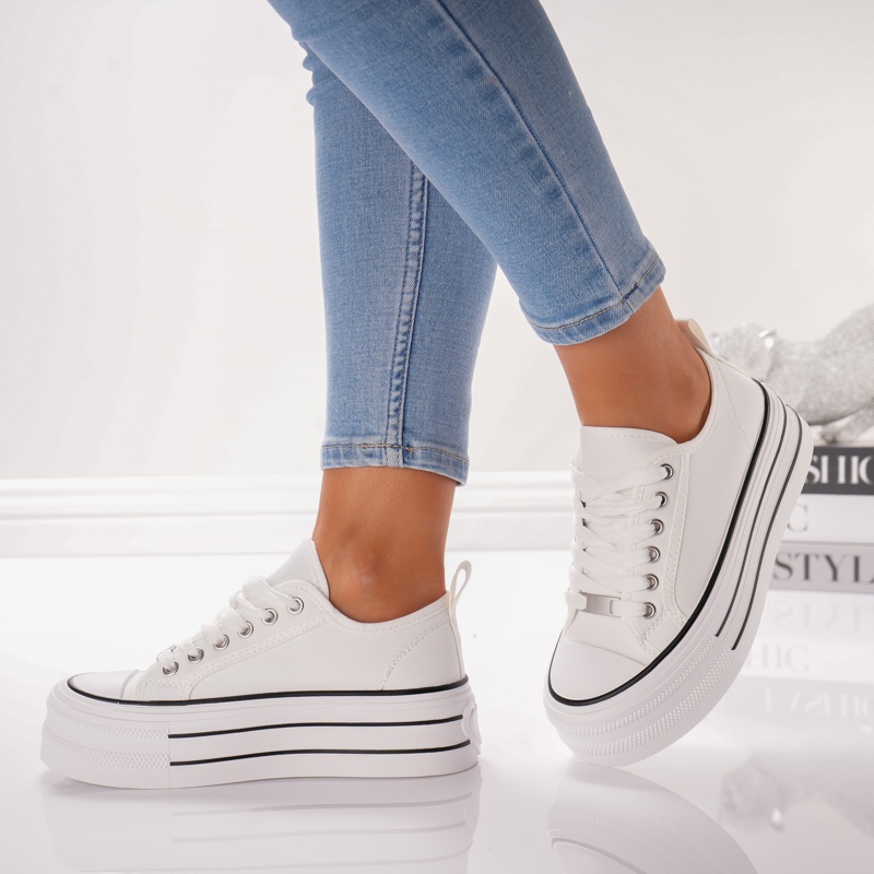 Tenisi Dama Summer - MZ-2311 White - 3 | YEO
