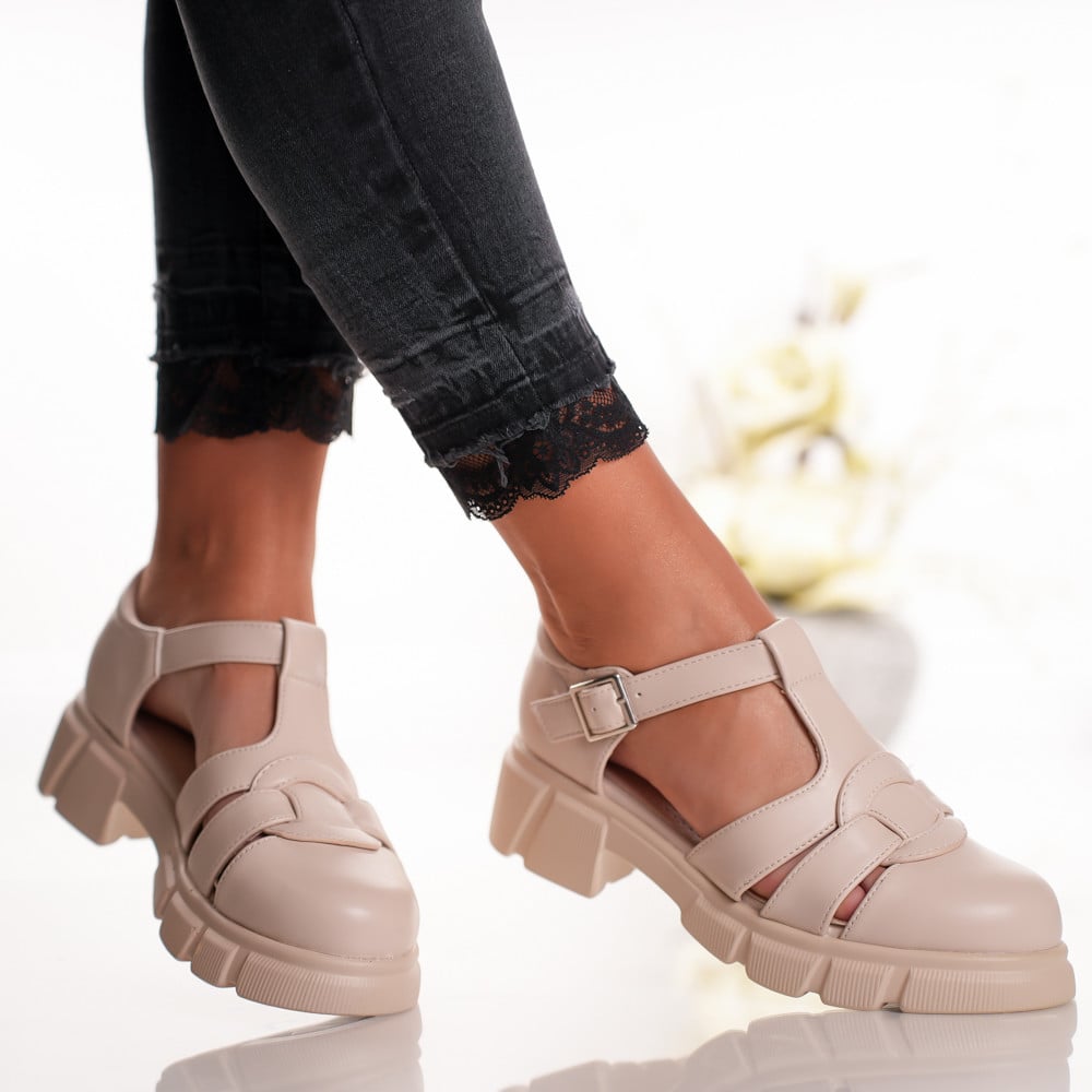 Pantofi Casual Famous - 3H13 Beige 03 - 1 | YEO