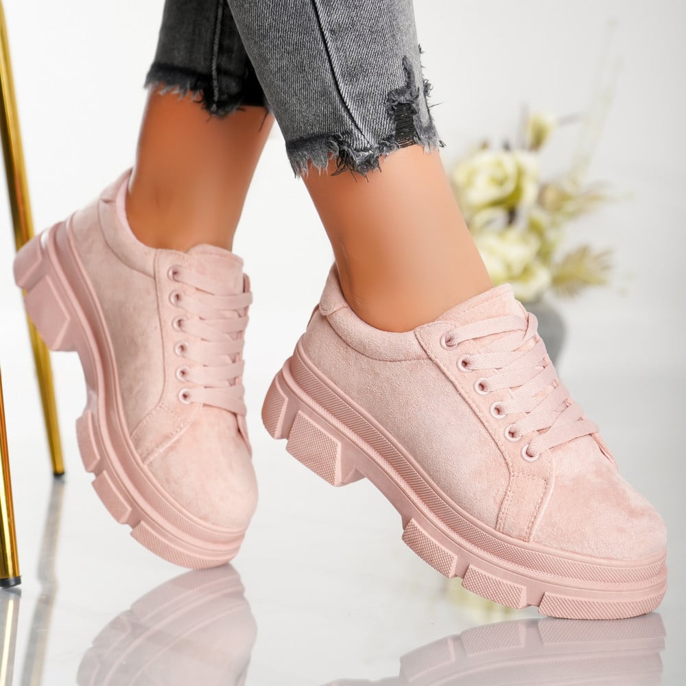 Pantofi Casual Julia - 4161 Pink - 1 | YEO