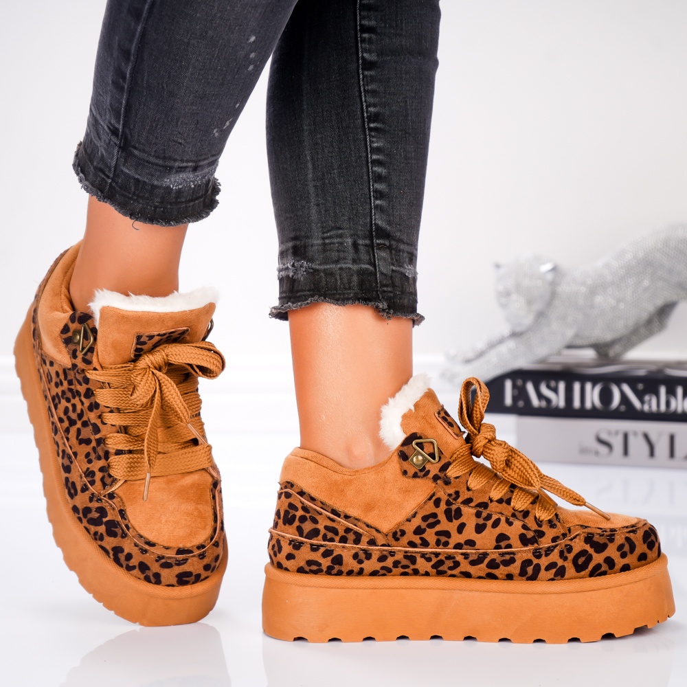 Pantofi Casual UG - 3AXJ1 Leopard - 3 | YEO