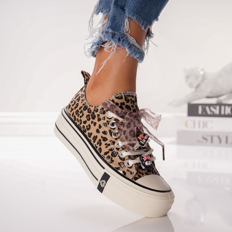 Tenisi Dama Bowl - MZ-2313 Leopard - 2 | YEO