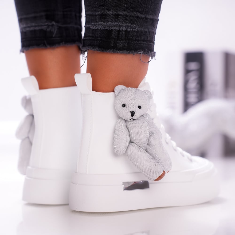 Bascheti Dama Bear - LA283P White - 4 | YEO