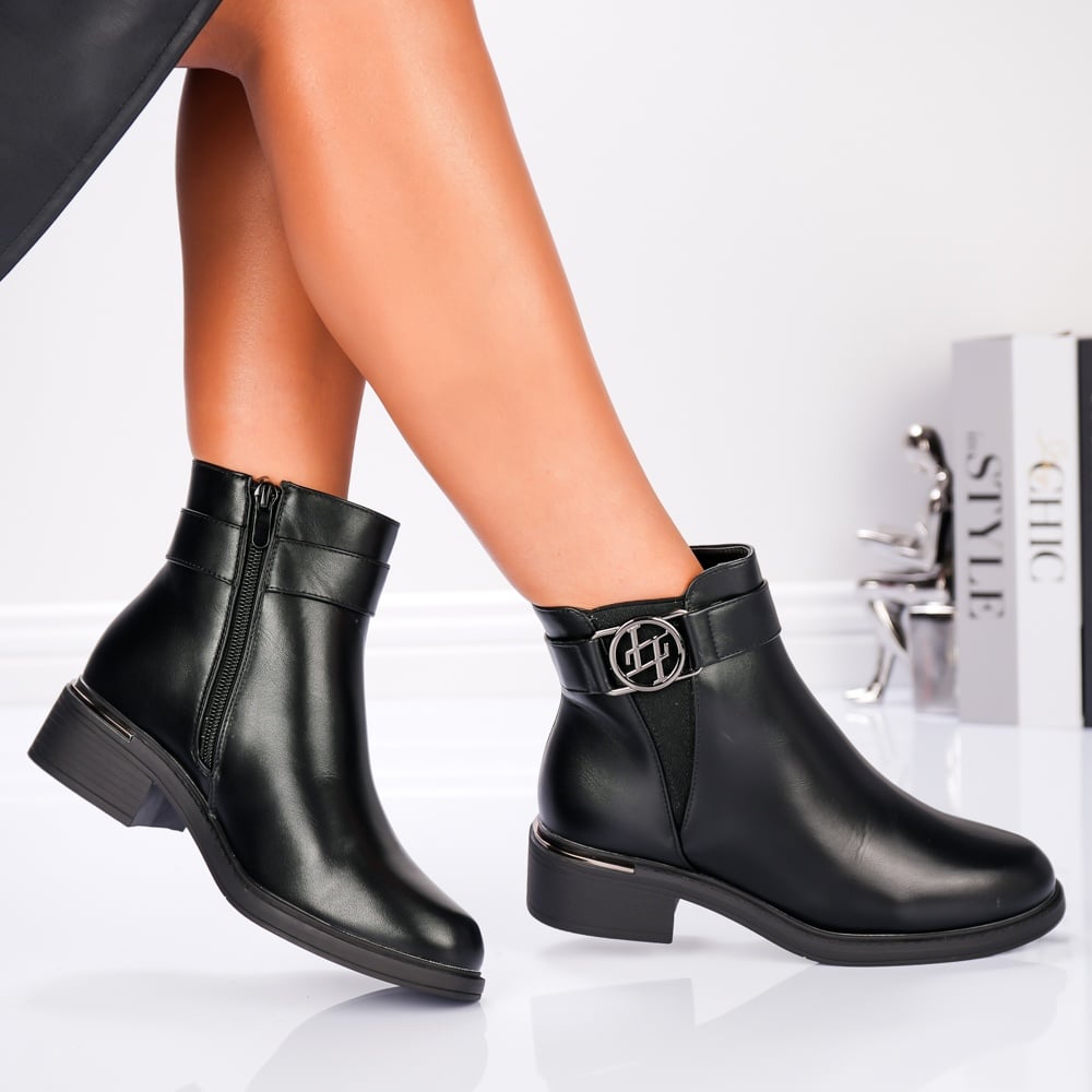 Botine Dama - B23-96 Black