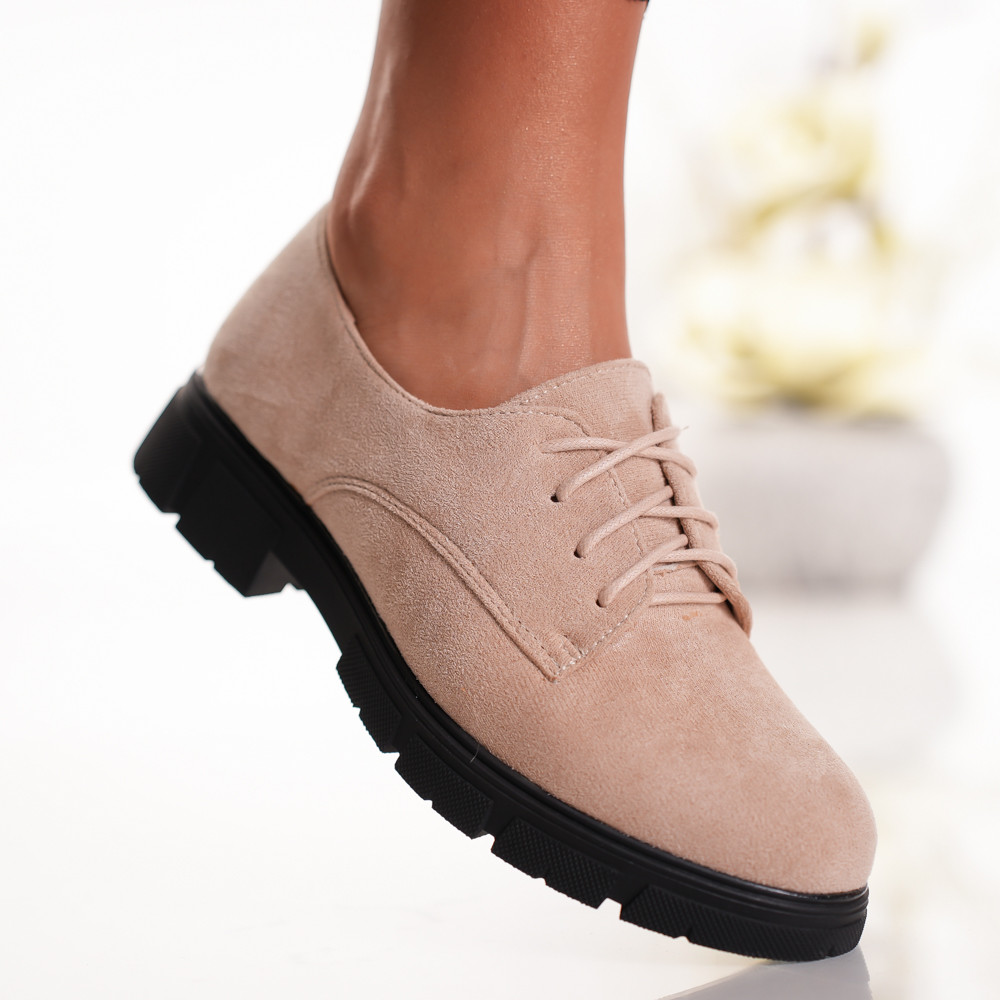 Pantofi Casual Bya - H1 Beige 03